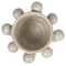 Hello Honey® 4.25" Speckled Cream Round Stoneware Planter with Orbs